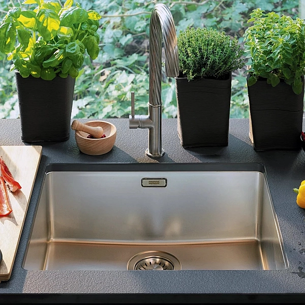 Кухонна мийка MARIS MRX 110-50 Нержавіюча сталь Полірована FRANKE - Фото - 2