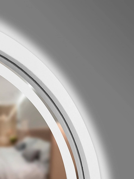 Дзеркало Perfection Slim LED D650 Snow White Luxury Wood - Фото - 2