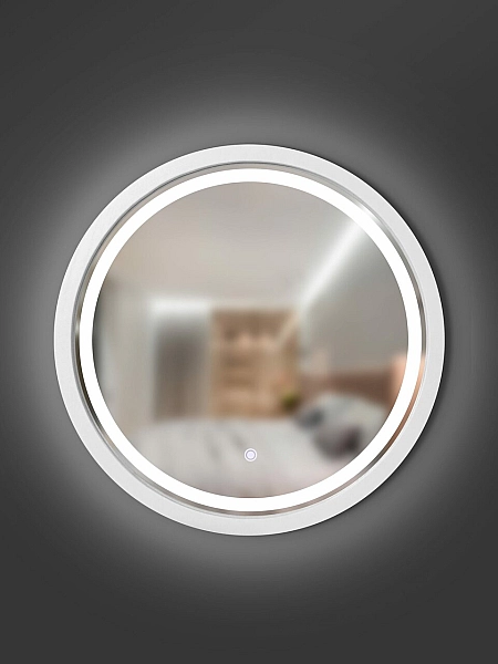 Дзеркало Perfection Slim LED D650 Snow White Luxury Wood