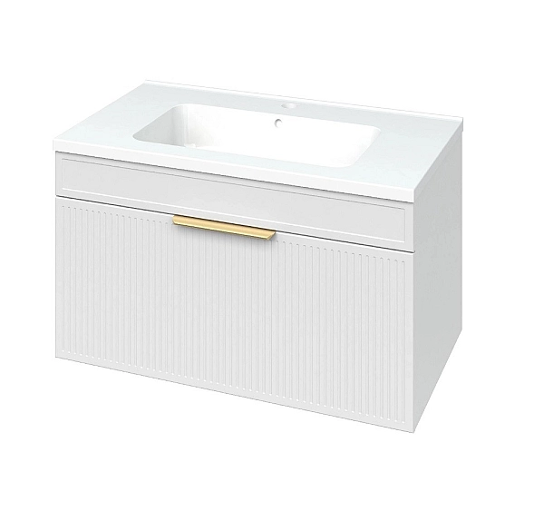 Шафка з умивальником Родео 80 Адель білий Mirater