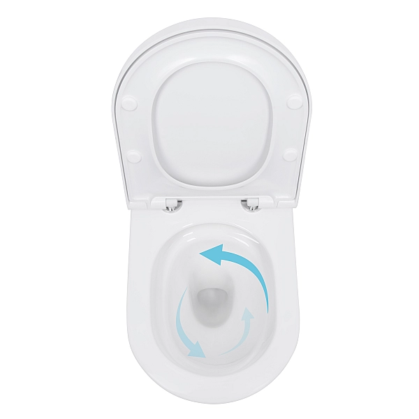 Унітаз підвісний Qtap Scorpio ML Ultra Quiet 520x365x365 мм, з сидінням Soft-close MagLock, White QTSCOML26W49624 - Фото - 6