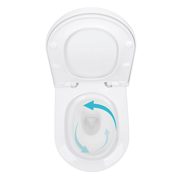 Унітаз підвісний Qtap Robin ML Ultra Quiet 520x365x365 мм, з сидінням Soft-close MagLock, White QTROBML26W49623 - Фото - 6