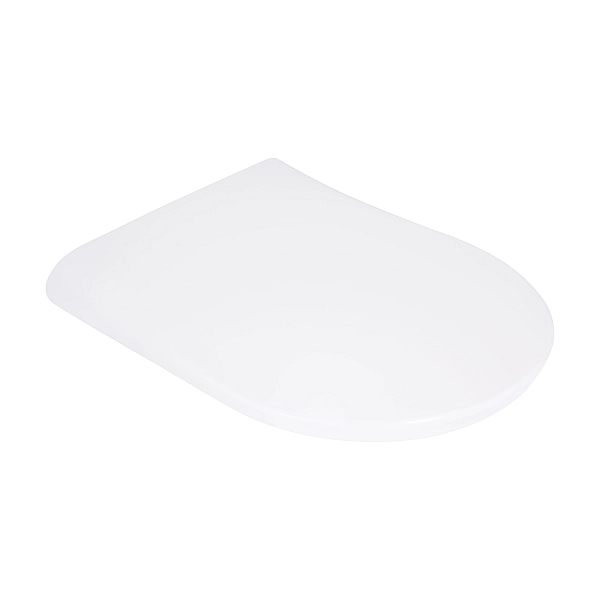 Qtap Сидіння для унітаза (Robin 490, Scorpio 490) 430x363x60 мм, White, з мікроліфтом, Slim Duroplast, MagLock QTSC179W48915