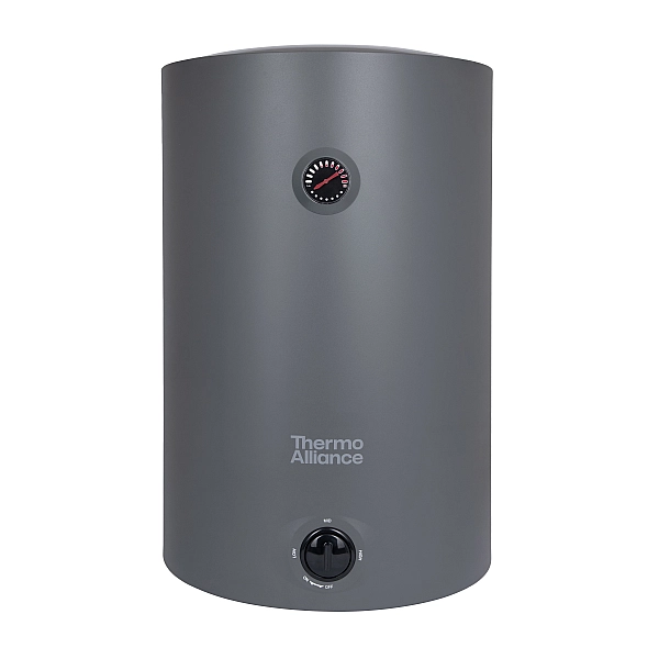 Водонагрівач електричний 50 л Grey універсальний, мокрий ТЕН 1,5 кВт D50VH15Q2G Thermo Alliance