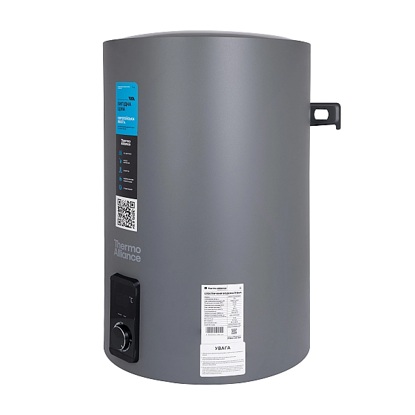 Водонагрівач електричний Thermo Alliance 50 л Grey,  вертикальний, сухий ТЕН 2,0 кВт D50V20J2(D)KG - Фото - 4