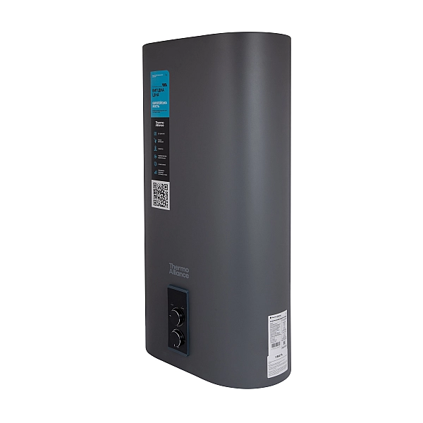 Водонагрівач електричний Thermo Alliance 80 л, Grey,  плоский вертикальний, сухий ТЕН 2 кВт (0,8+1,2) DT80V20GPDD2G - Фото - 4