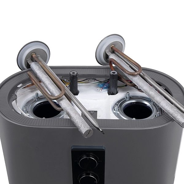 Водонагрівач електричний Thermo Alliance 80 л Grey, плоский вертикальний, мокрий ТЕН 2 кВт (0,8+1,2) DT80V20G(PD)/2G - Фото - 7