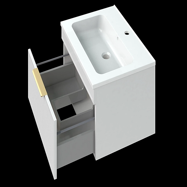 "Адель" Тумба з ум. Родео 80 (Біла) - Фото - 2