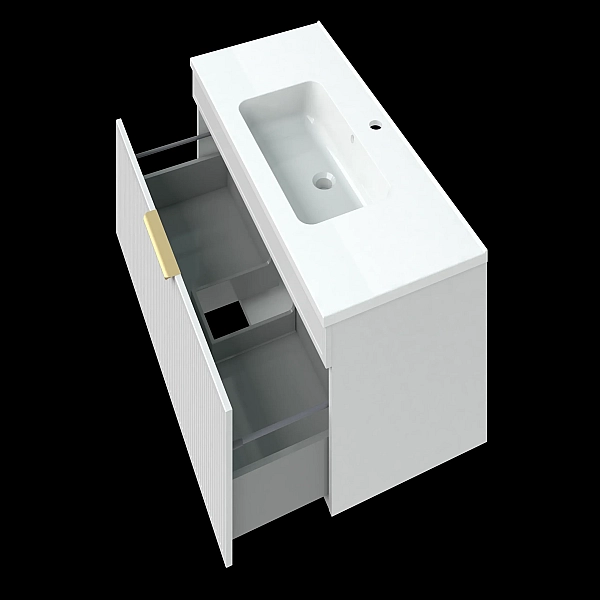 "Адель" Тумба з ум. Родео 100 (Біла) - Фото - 2