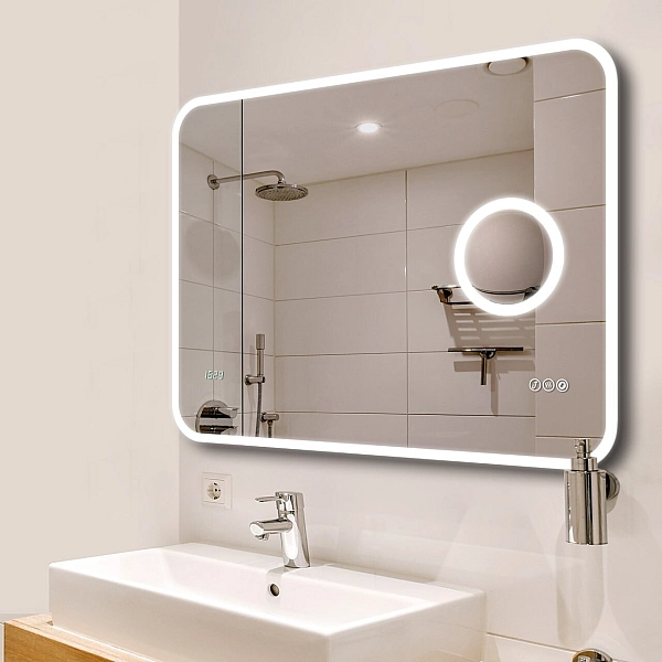 Дзеркало Palladia Edge 600x800 з лінзою 3X LED Juergen Mirror - Фото - 2