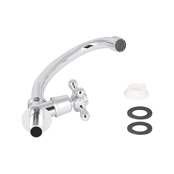 Монокран для кухні Lidz Lamb 269F1 LDLAM269F1CRM44976 Chrome - Фото - 4