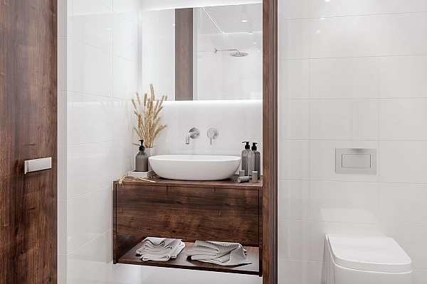 Плитка стінова 000131 Білий 250x400x6 Golden Tile - Фото - 2