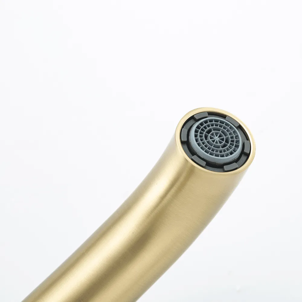 G3006-3 ванна підлоговий одноваж. лит. вилив лат. Ø35 (сатин золотий - Фото - 3