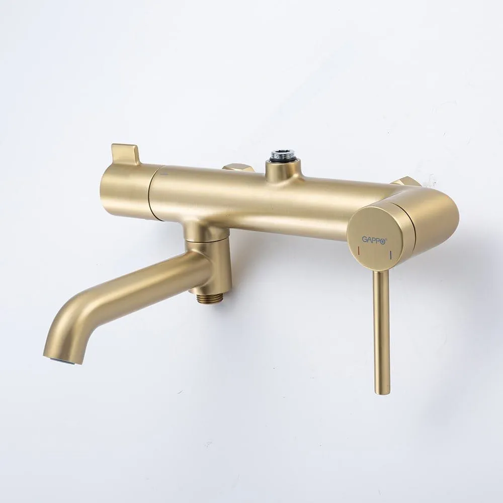 G2406-3 душ. система 3х функц. одноваж. лат. Ø35 (сатин золотий) - Фото - 3