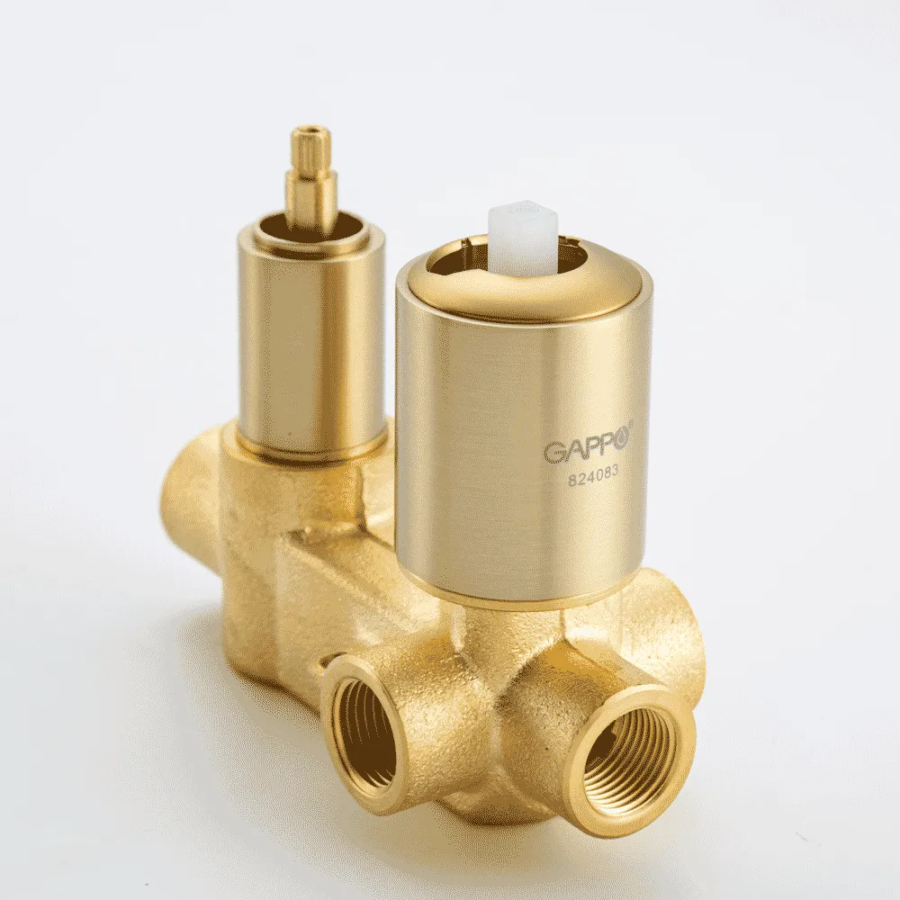 G7106-3 душ. система вбуд. 3х функц. одноваж. лат. Ø35 (сатин золотий) - Фото - 4