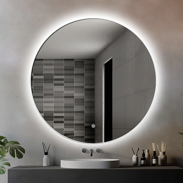 Дзеркало Inox R White + options 800х800 Juergen Mirror - Фото - 2
