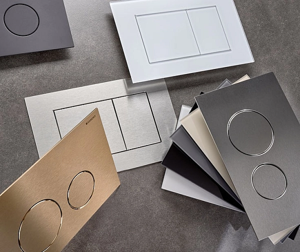 Кнопка зливу Sigma 40 Round 115.628.JK.1 лава Geberit - Фото - 2