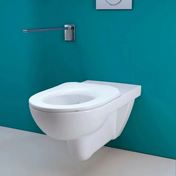 Сидіння для унітаза Selnova Comfort 500.340.01.1 безбар'єрне рішення Geberit - Фото - 2