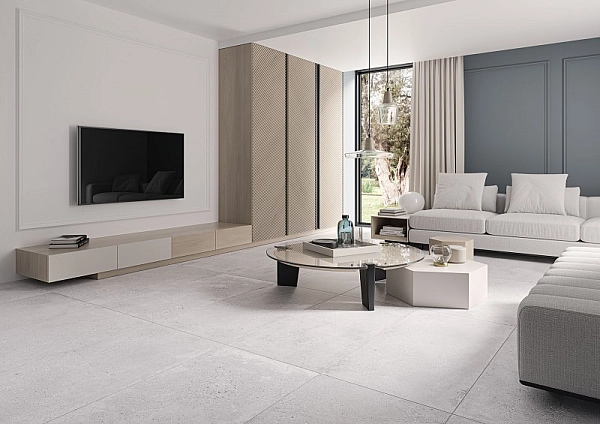 Плитка керамогранітна Geotec Сірий RECT NAT 597x597x8,5 Nowa Gala - Фото - 2