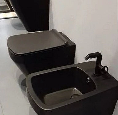 Кришка для унітаза Baden Baden soft-close (BB004 nero matt) nero matt, SIMAS - Фото - 2