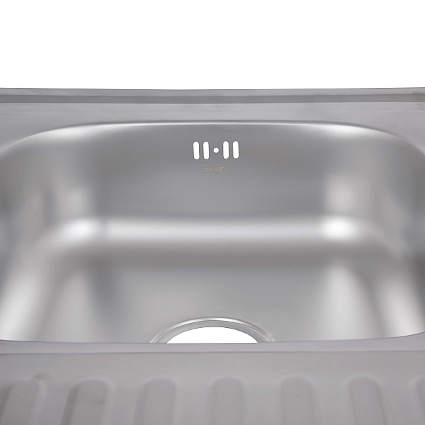 Кухонная мойка Brinex 6080-L 0,6 мм Satin (BRIN6080LSAT06) - Фото - 7