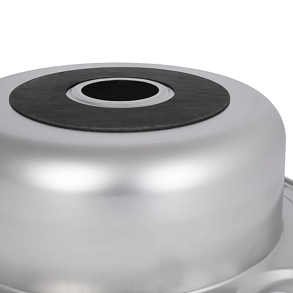 Кухонная мойка Brinex 510-D 0,8 мм Satin (BRIN510SAT08) - Фото - 6