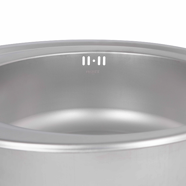 Кухонная мойка Brinex 510-D 0,8 мм Satin (BRIN510SAT08) - Фото - 7