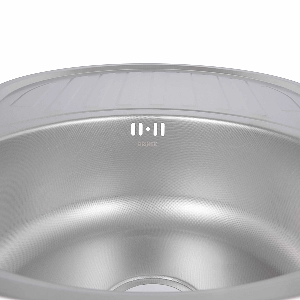 Кухонна мийка Brinex 7750 0,8 мм Micro Decor (BRIN7750MDEC08) - Фото - 7