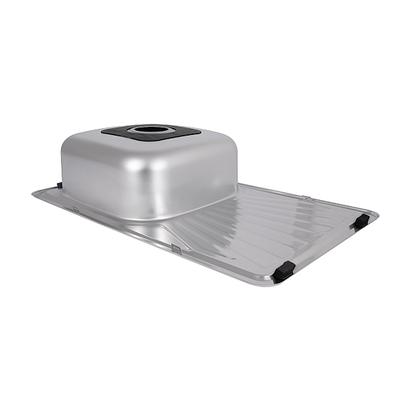 Кухонна мийка Brinex 7848 0,8 мм Micro Decor (BRIN7848MDEC08) - Фото - 5