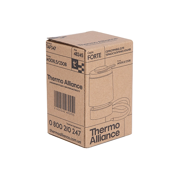 Thermo Alliance Forte Сервопривід 230В, M30x1,5, для термостат. кранів TAF347 - Фото - 5