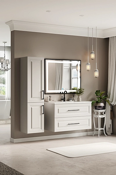 "Денвер" Тумба підлогова з ум. Родео 100 (Біла, 2 Ш.) - Фото - 3