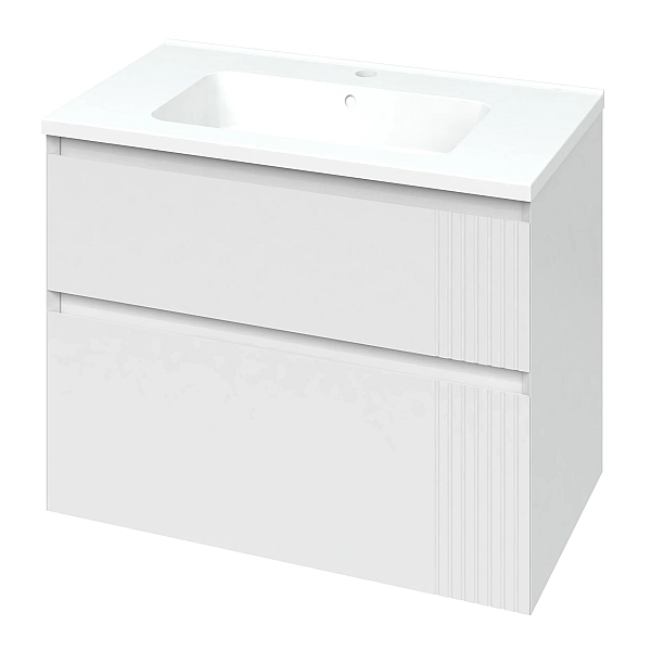 "Родео" Тумба підвісна з ум. Родео 80 (Біла)