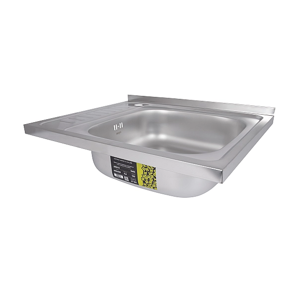 Кухонна мийка Brinex 6050-R 0,6 мм Satin (BRIN6050RSAT06) - Фото - 4