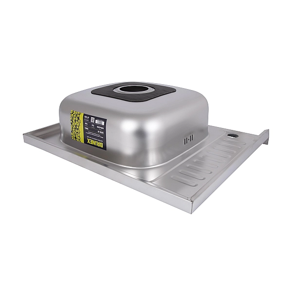 Кухонна мийка Brinex 6050-R 0,6 мм Satin (BRIN6050RSAT06) - Фото - 5