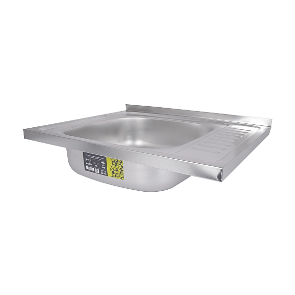 Кухонна мийка Brinex 6050-L 0,6 мм Satin (BRIN6050LSAT06) - Фото - 4