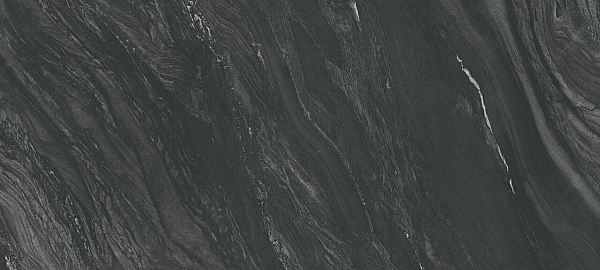 Плитка керамогранітна AX80 Marvel Diva Black Tempest SILK 1200x2780 Atlas Concorde