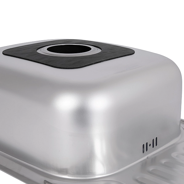 Кухонная мойка Brinex 6642 0,8 мм Satin (BRIN6642SAT08) - Фото - 6