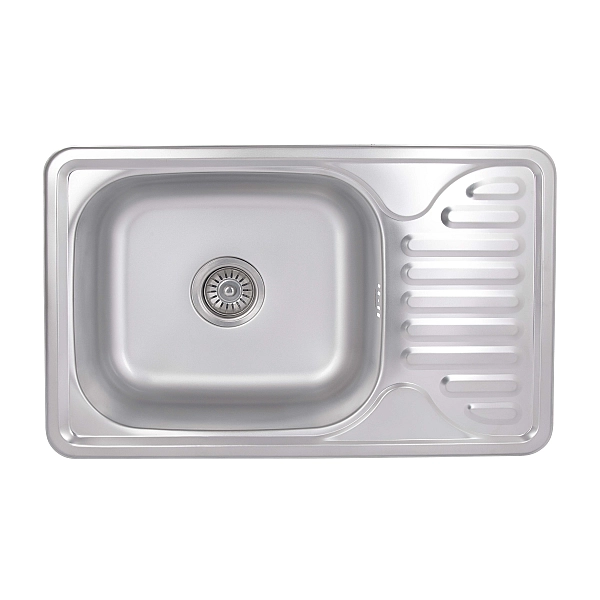 Кухонна мийка Brinex 6642 0,8 мм Satin (BRIN6642SAT08)