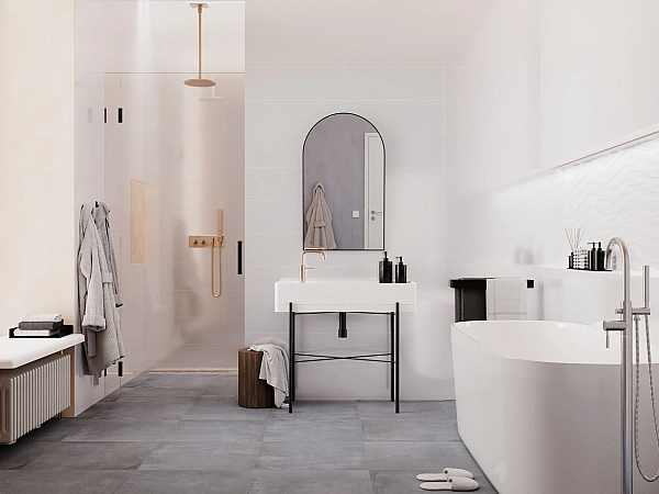Плитка стінова CCR144 Perla White RECT 250x750 Ceramika Color - Фото - 2