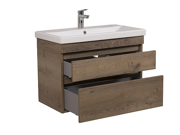 Шафка з умивальником Вінтаж Elite (Аліканте) 80, Аква Родос - Фото - 2