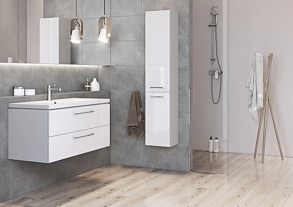 Сет B387 Lara Mille Slim 60 White Cersanit - Фото - 2