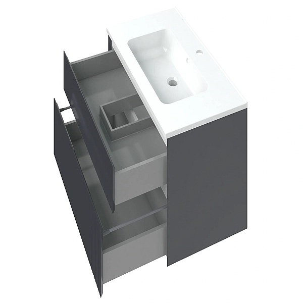 "Родео" Тумба підвісна з ум. Родео 80 (Антрацит) - Фото - 2