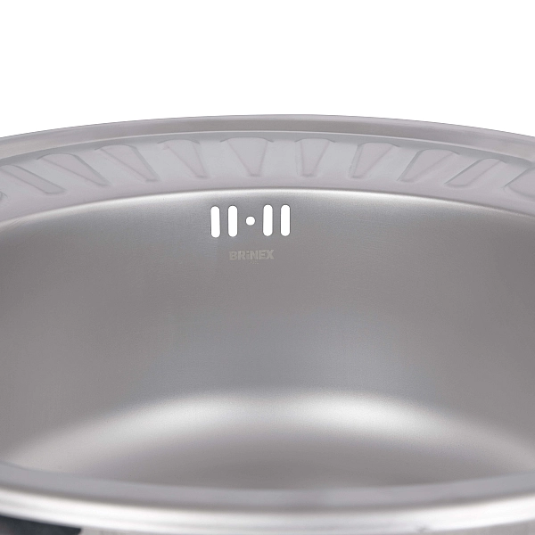Кухонна мийка Brinex 5745 0,8 мм Satin (BRIN5745SAT08) - Фото - 7