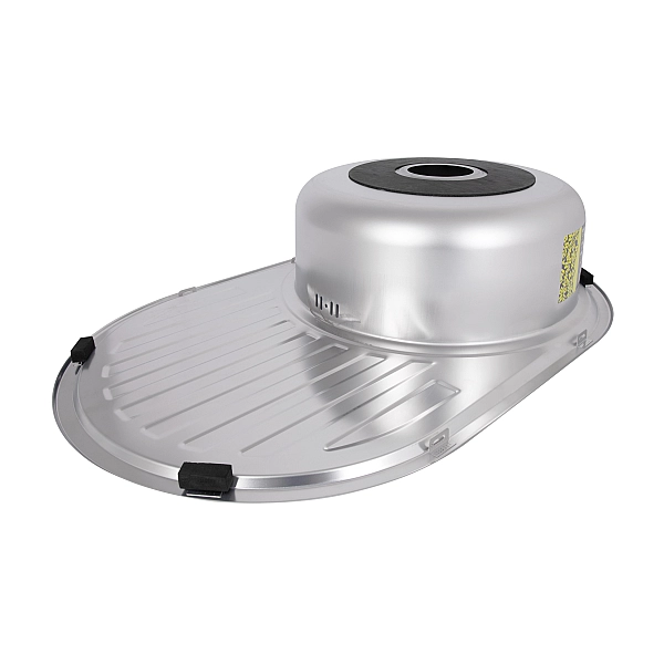 Кухонна мийка Brinex 7750 0,8 мм Satin (BRIN7750SAT08) - Фото - 5