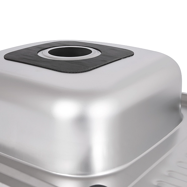 Кухонна мийка Brinex 5080-L 0,6 мм Satin (BRIN5080LSAT06) - Фото - 6