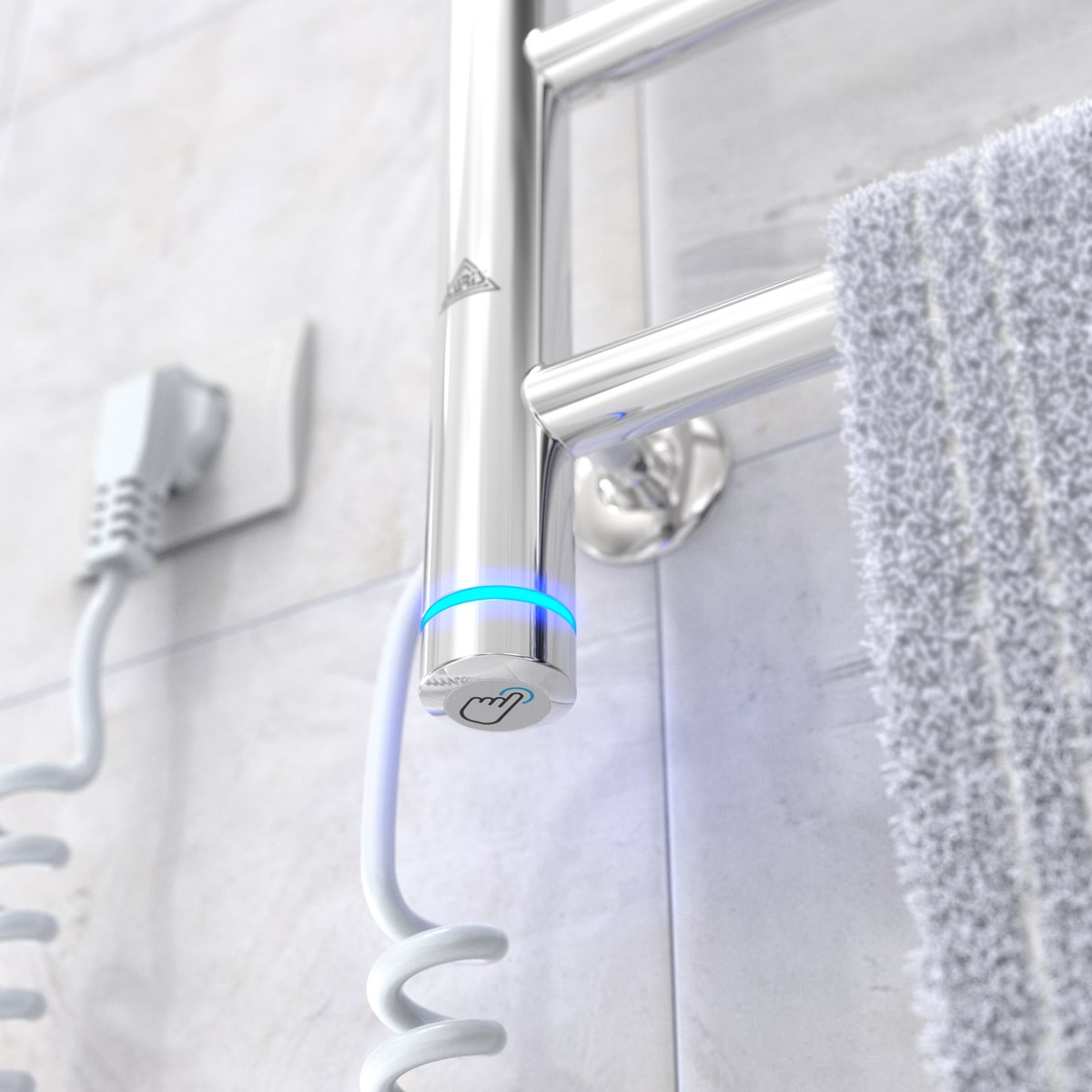 Электрический полотенцесушитель Laris Альфа П7 400 х 700 Э S3 (подкл. слева) - Фото - 4