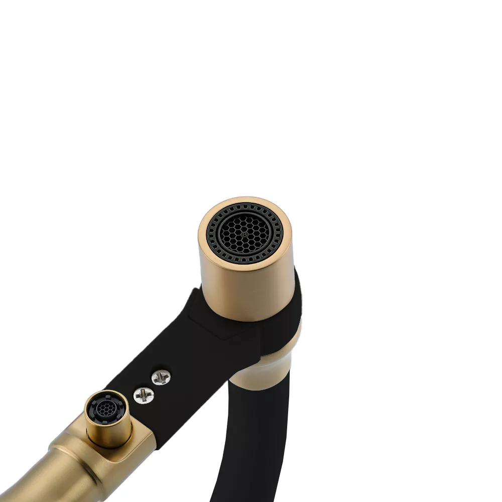 Змішувач для кухні під фільтр Frap F4397-3 з гнучким виливом - Фото - 4