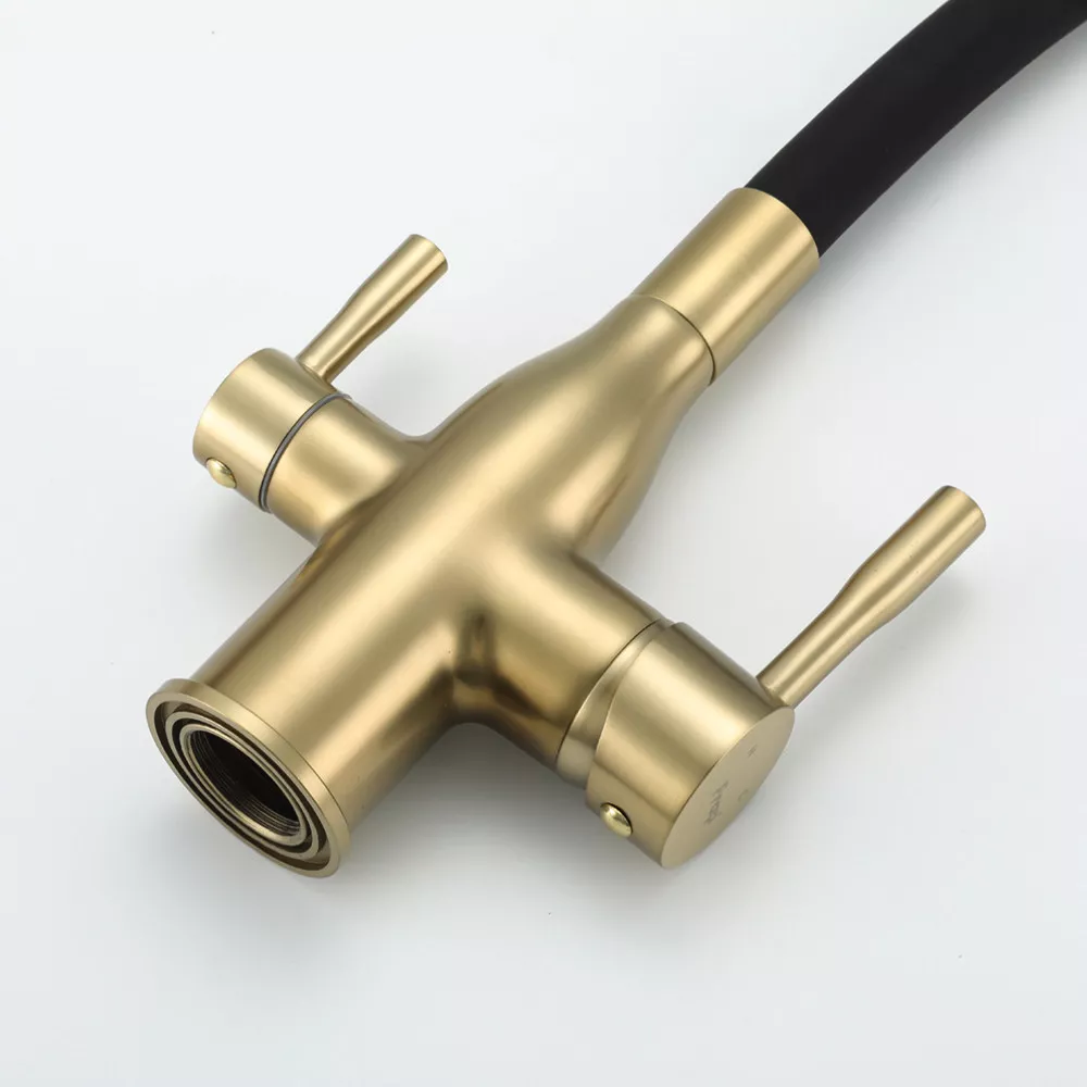 Змішувач для кухні під фільтр Frap з гнучким виливом - Фото - 3