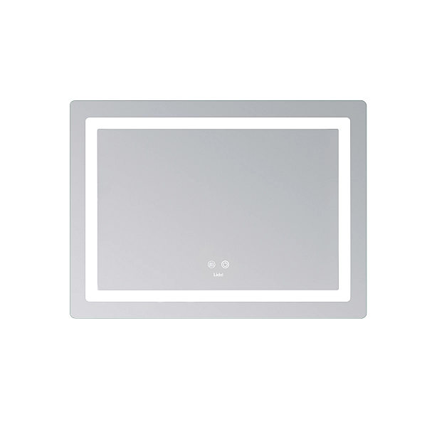 Дзеркало Lidz Kubis (KU2) 700х500 з LED-підсвічуванням Touch, з антизапотіванням, з димером, рег. яскравості LD78LF90448486 - Фото - 4
