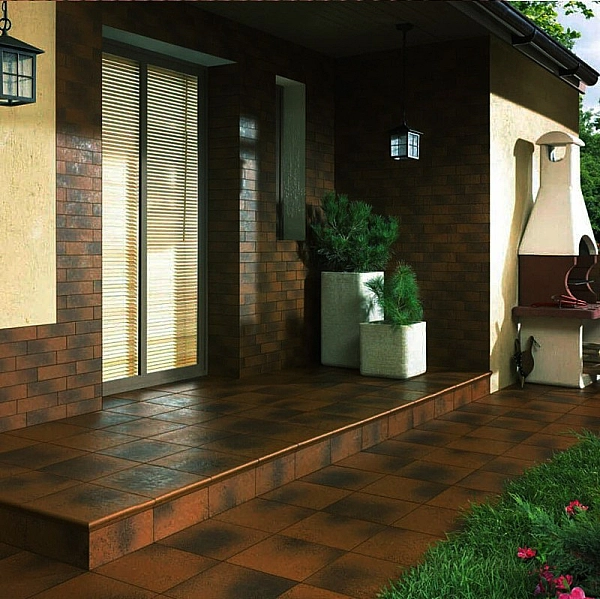 Сходинка з капіносом пряма 6057 Semir Brown 300x330x11 Paradyz - Фото - 2